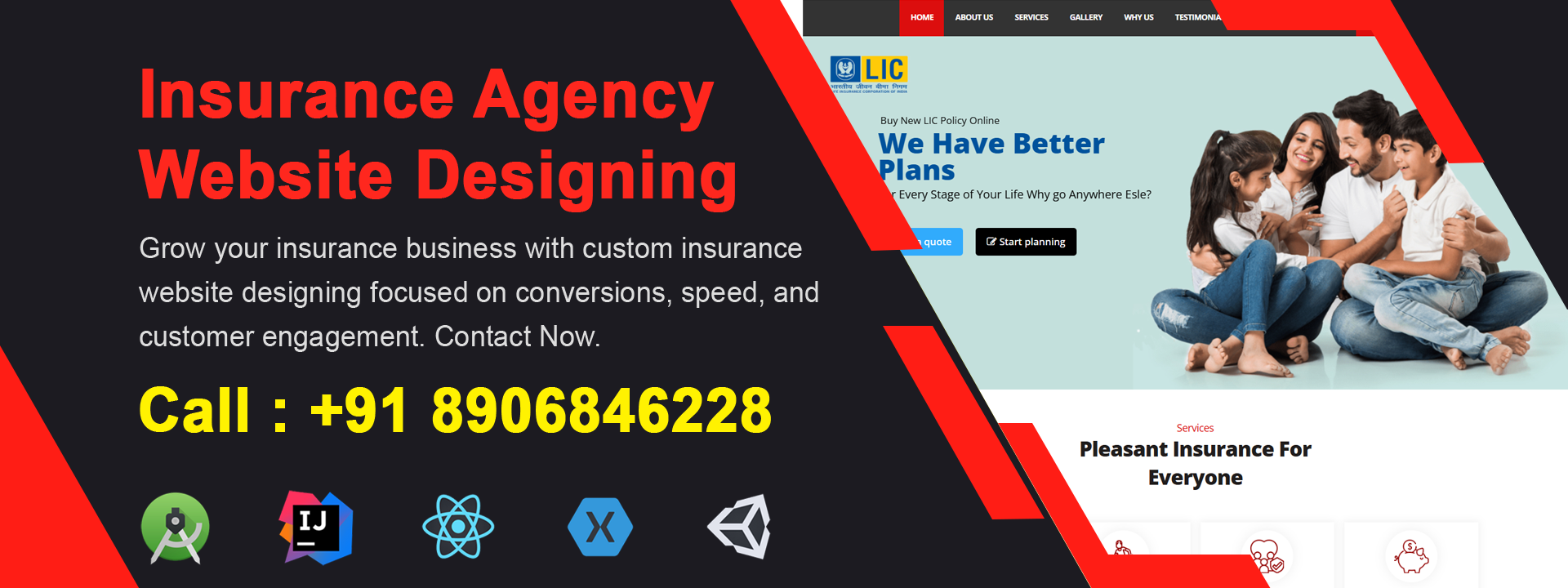 affordable insurance website designing baruipur