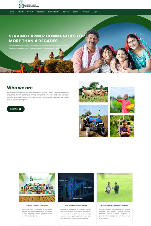 farm machinery website design prayagraj