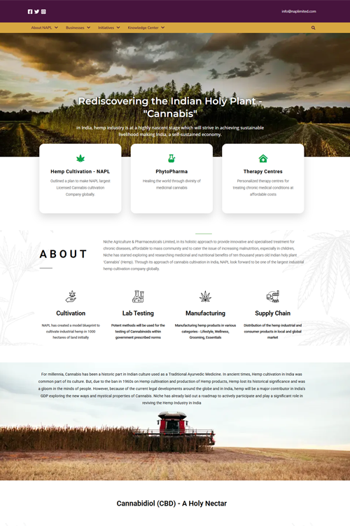 farm machinery website design prayagraj
