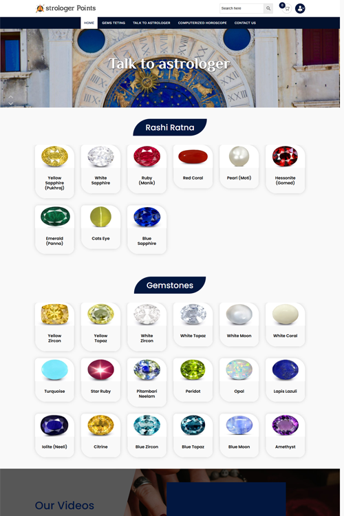 astrologer website designing in kakdihi