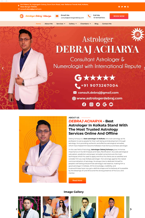 astrologer website designing in kakdihi