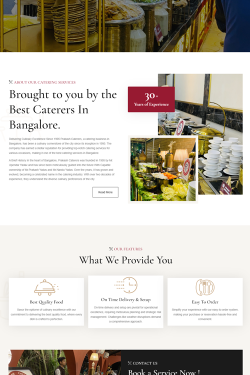 best catering website design company madurai