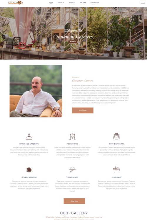 best catering website design company madurai