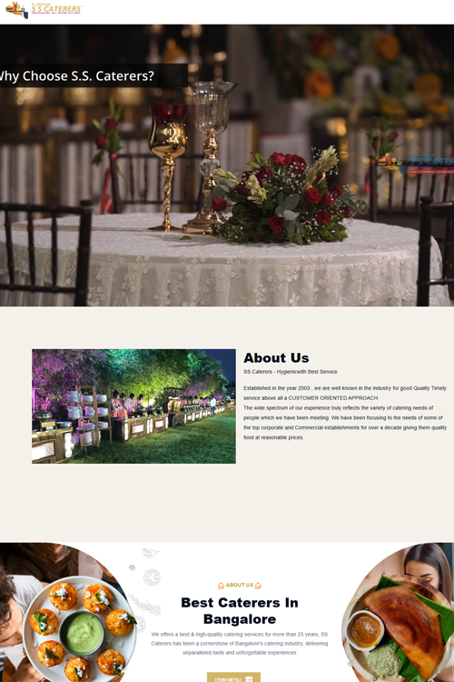 best catering website design company madurai