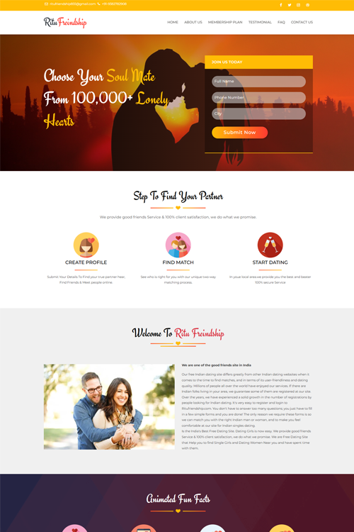 dating website designers in amritsar