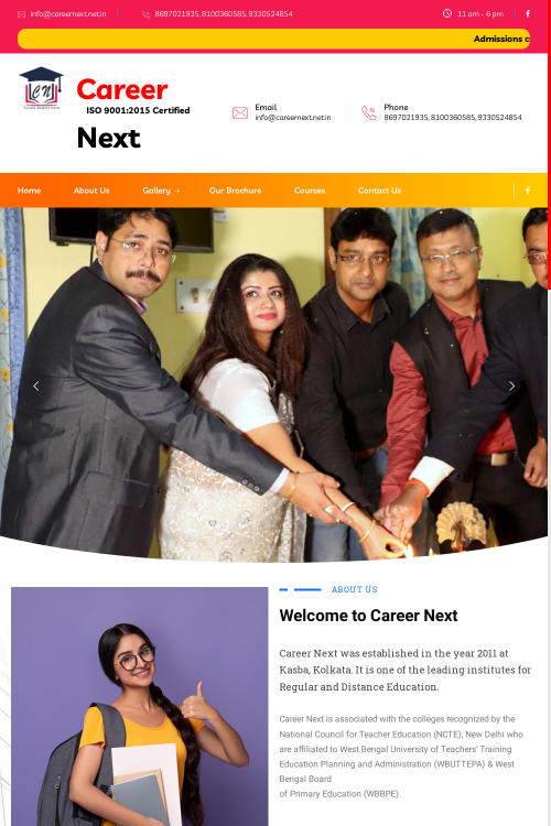 best college website design in preet vihar