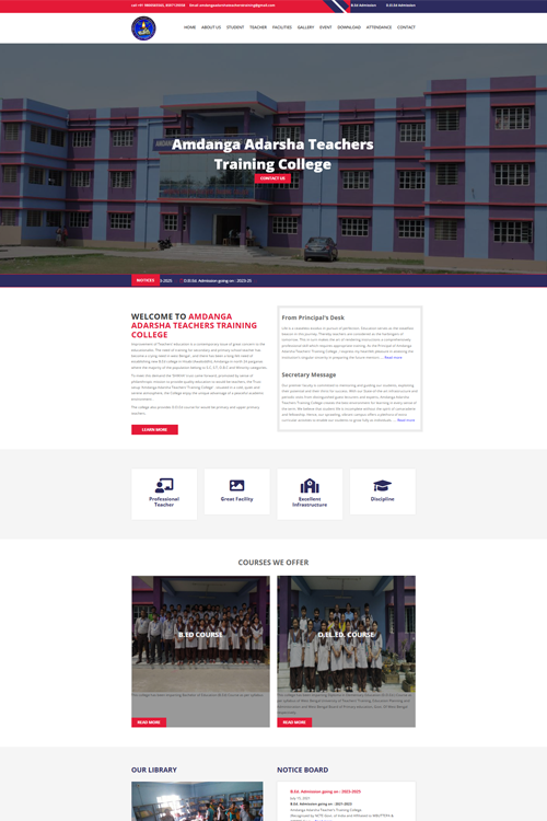 best college website design in preet vihar