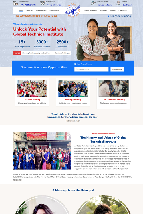 best college website design in amet