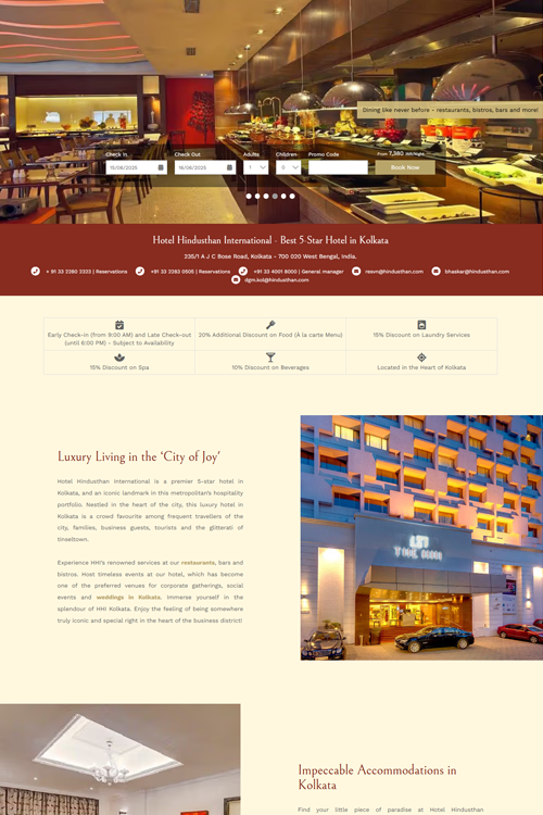 best hotel website design in kharagpur
