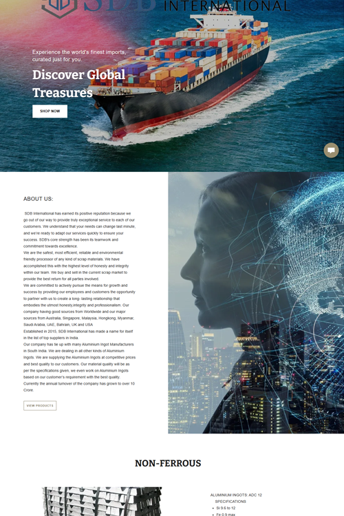 best import export website design in jalpaiguri