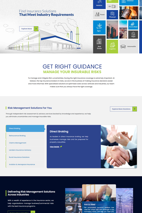 best insurance website designing company baruipur