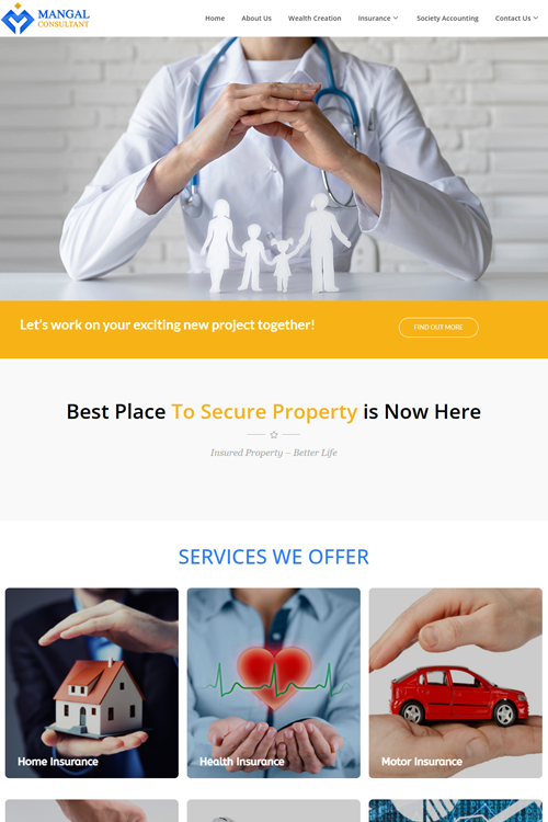 best insurance website designing company baruipur