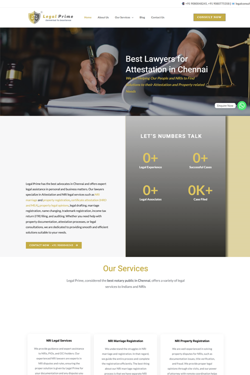 law firm website design in rajkot