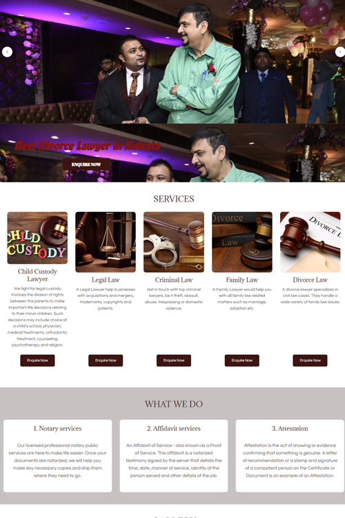 law firm website design in rajkot