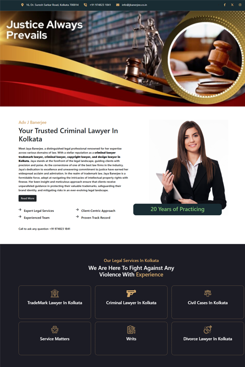 law firm website design in rajkot