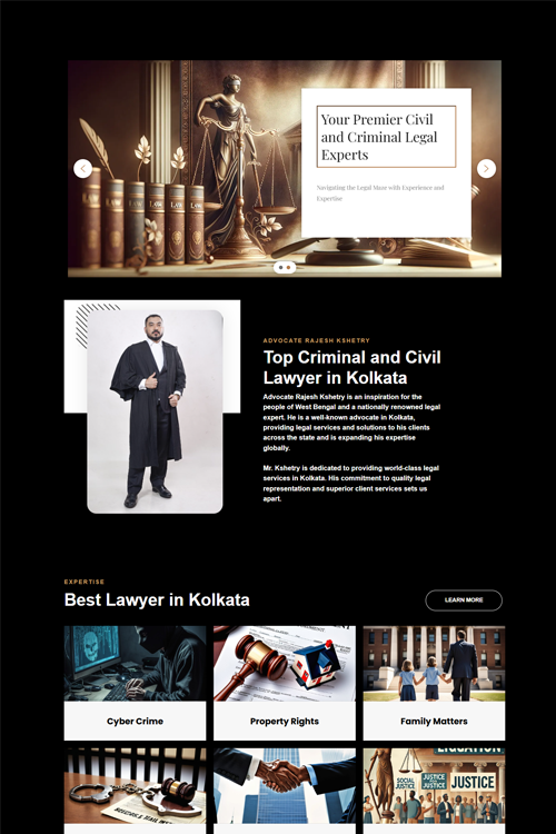 law firm website design in rajkot