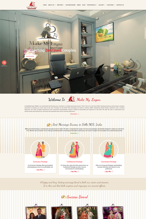 matrimonial website designers in kakinada