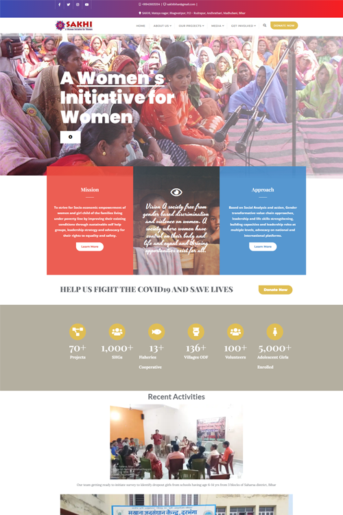 low cost ngo web design in karnal