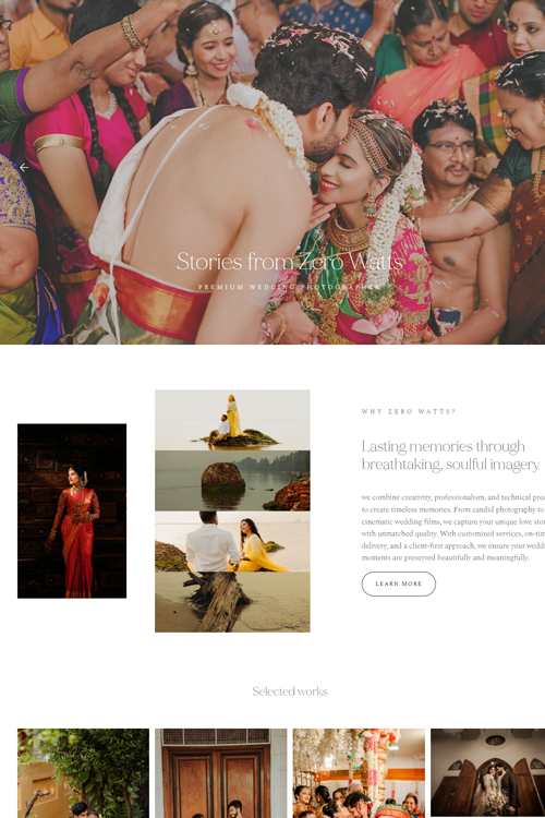 best photographer website design in patna