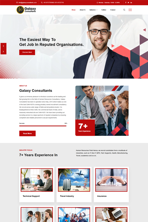 best placement agency website design in bangalore