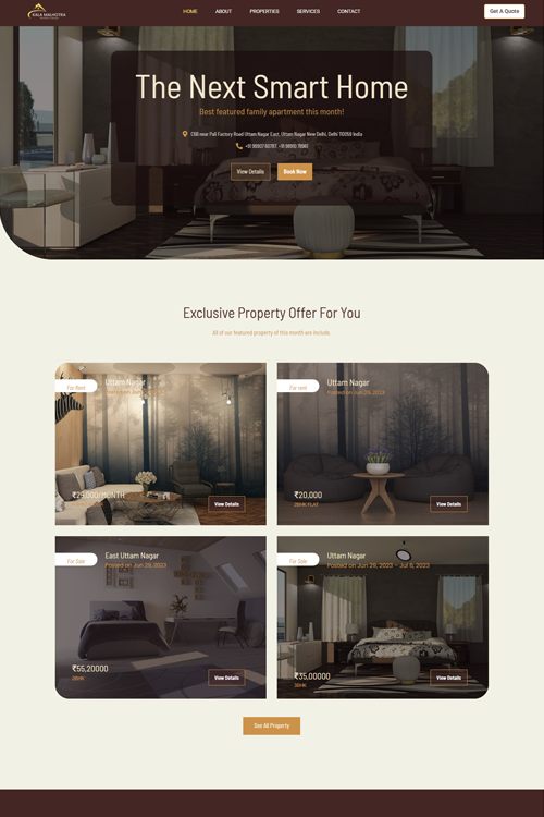 top real estate website development services in ghaziabad