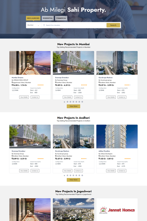 top real estate website development services in ghaziabad