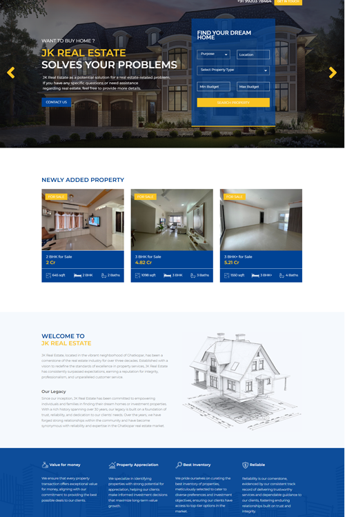 top real estate website development services in ghaziabad