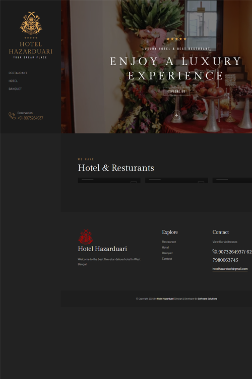 best restaurant website design in vadodara