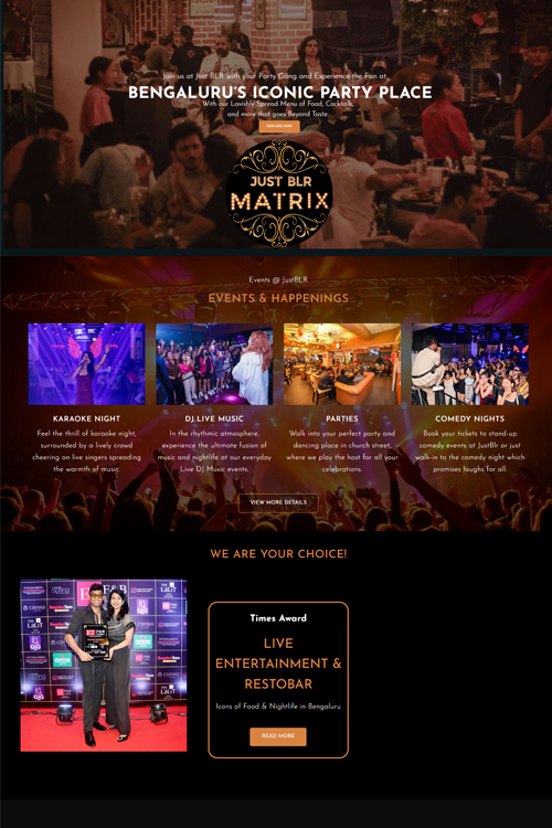 best restaurant website design in vadodara