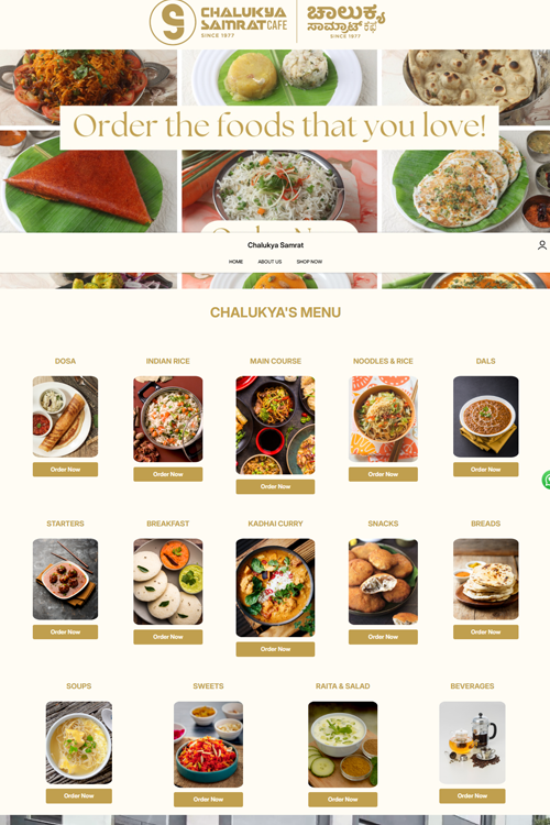 best restaurant website design in vadodara