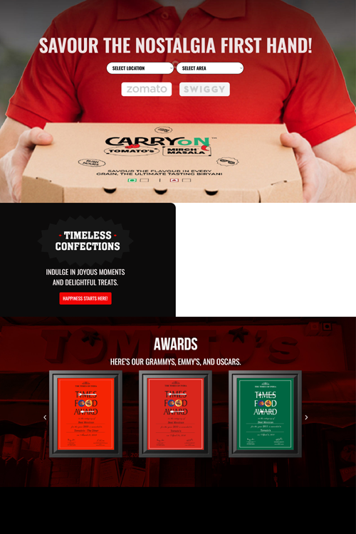 best restaurant website design in vadodara