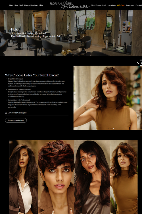 internet website designers for salons in munsirhat