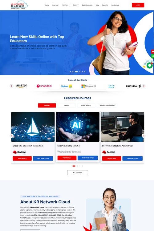 best training centre website design in chennai
