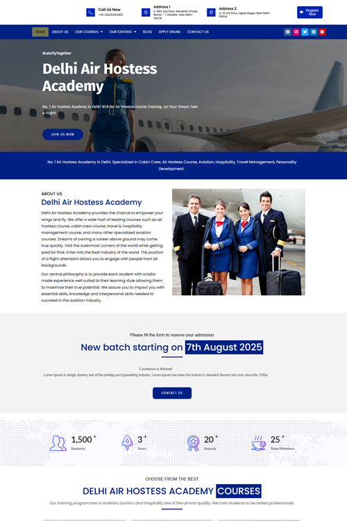 best training centre website design in chennai